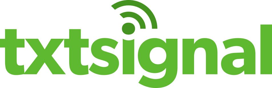 Text Signal Logo
