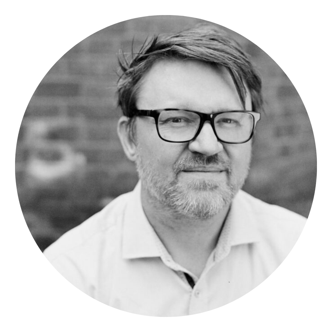 Dr. Andy Root headshot in black and white