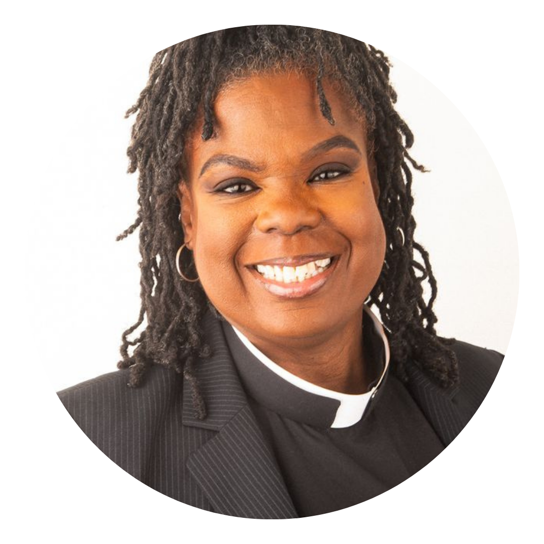 Secretary CeCee Mills on white background